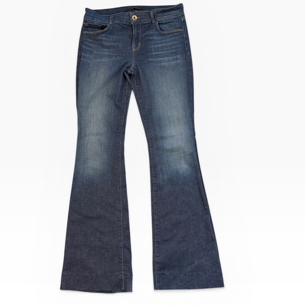 J Brand Love Story Trouble Flare Bell Bottom Jeans Trousers Size 31x33.5 Western